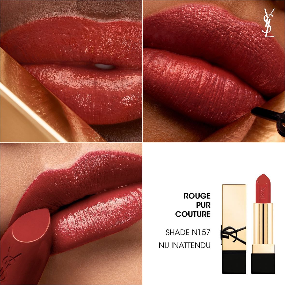 Rouge Pur Couture Caring Satin Lipstick - 157 Ni Inattendu
