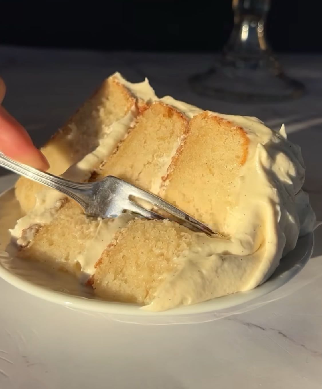 vanilla bean cake