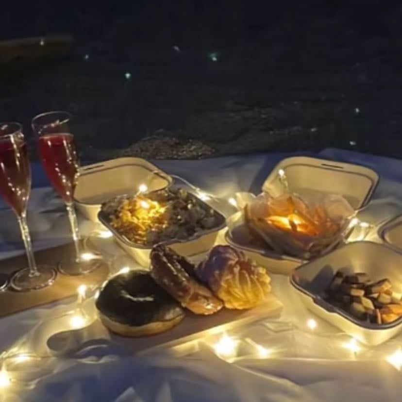 Dinner outdoors