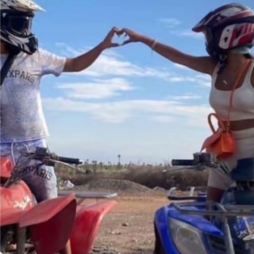 Quad riding