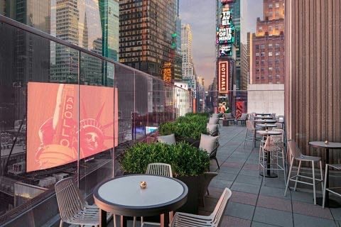 New York Marriott Marquis - check in/get ready to go out