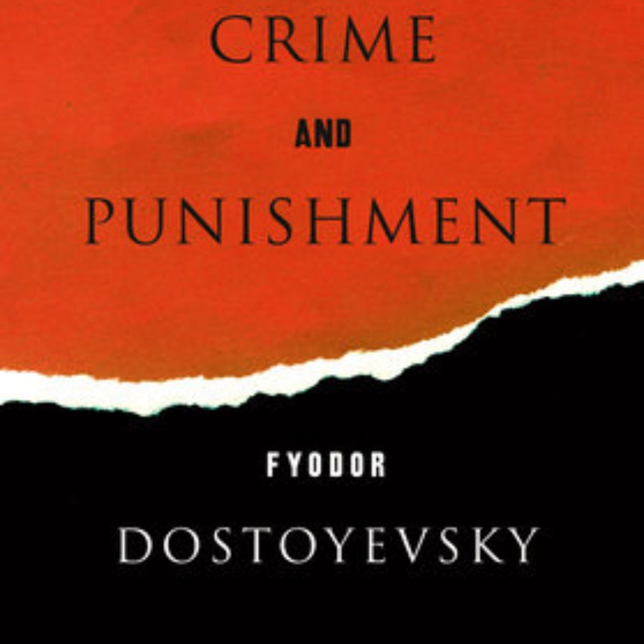 Crime and punishment by Dostoevsky