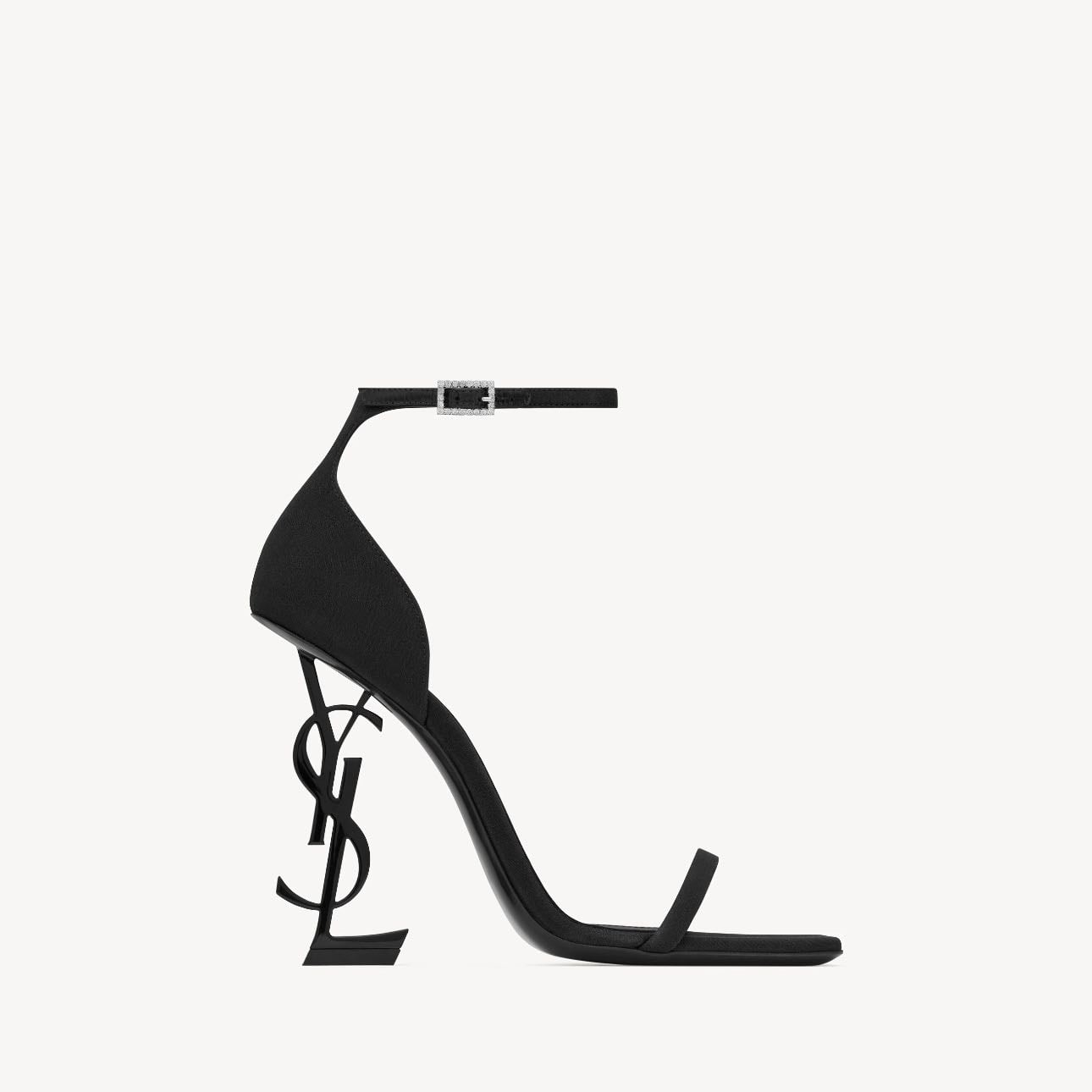 Sandalias Opyum de Crepé de China - Saint Laurent