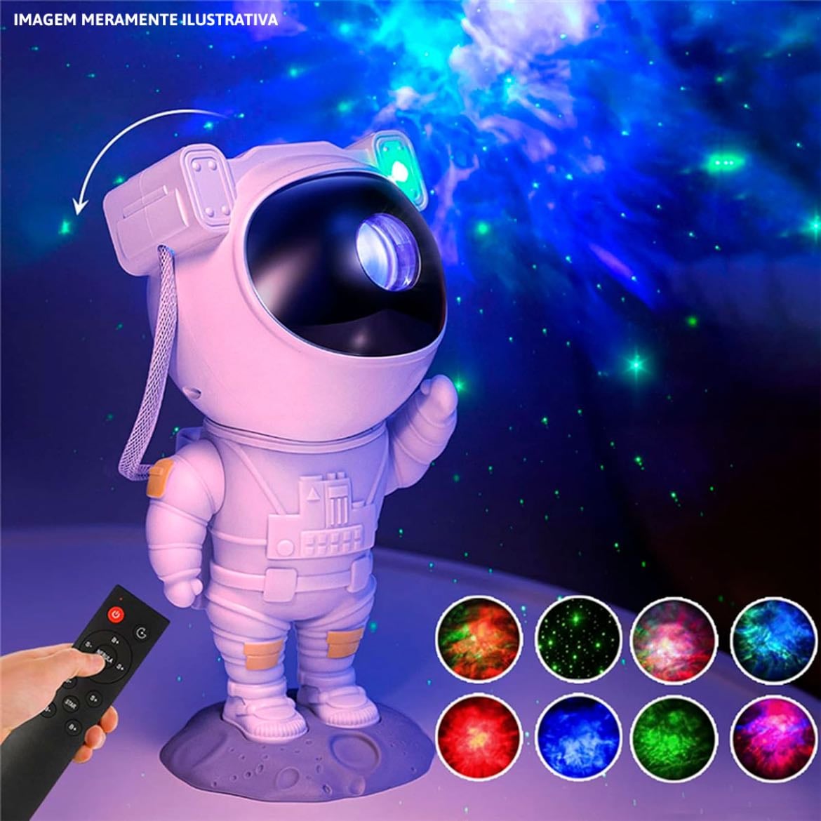 Luminária astronauta - R$40,00
