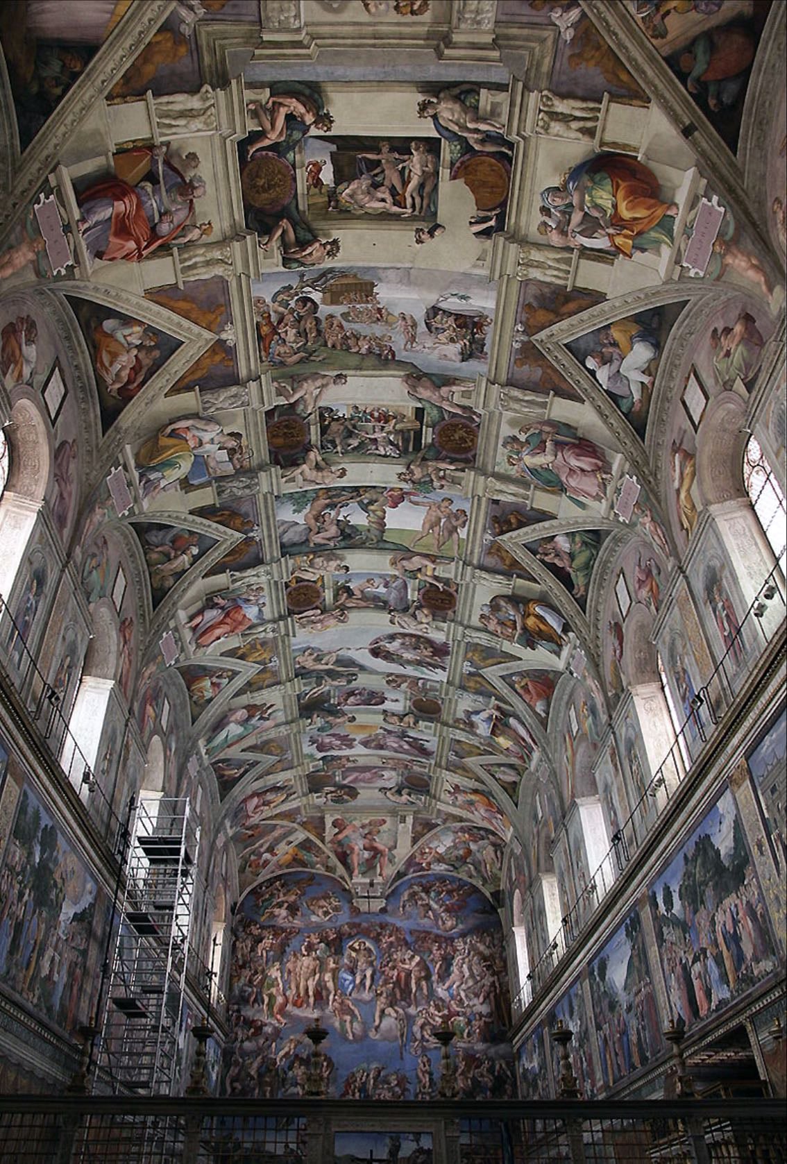 Sistine Chapel ceiling - Michelangelo