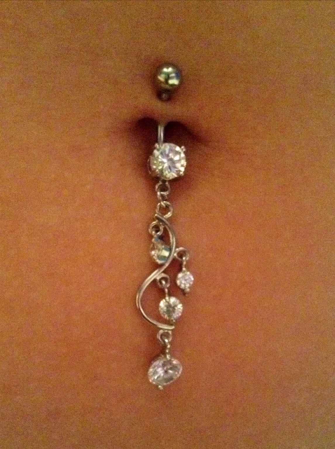 joya mas larga del navel pircing