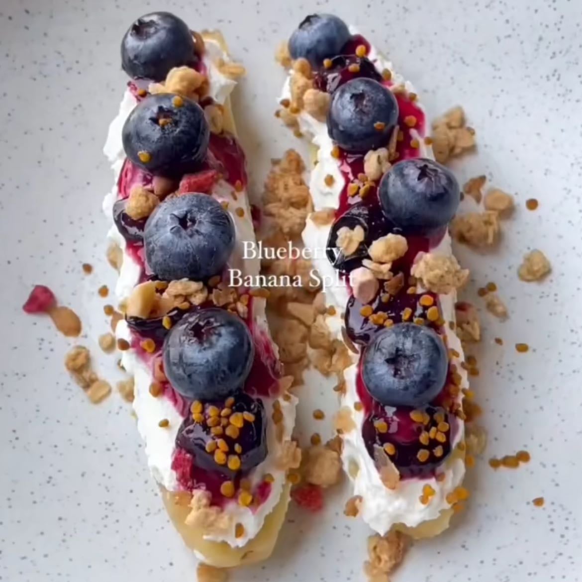 Banana split snack - Gluten free