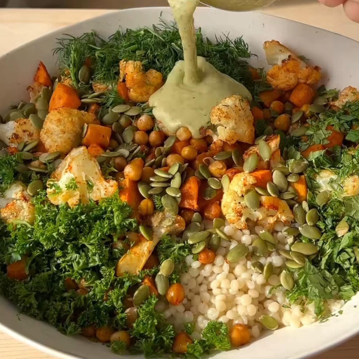 Couscous de Batata y Coliflor