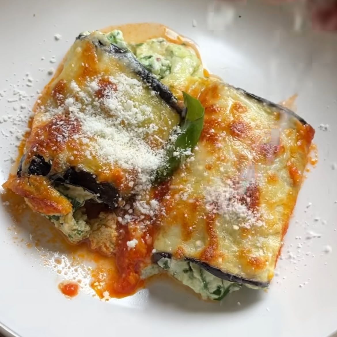 Canelones de Berenjena - Gluten free / Veggie
