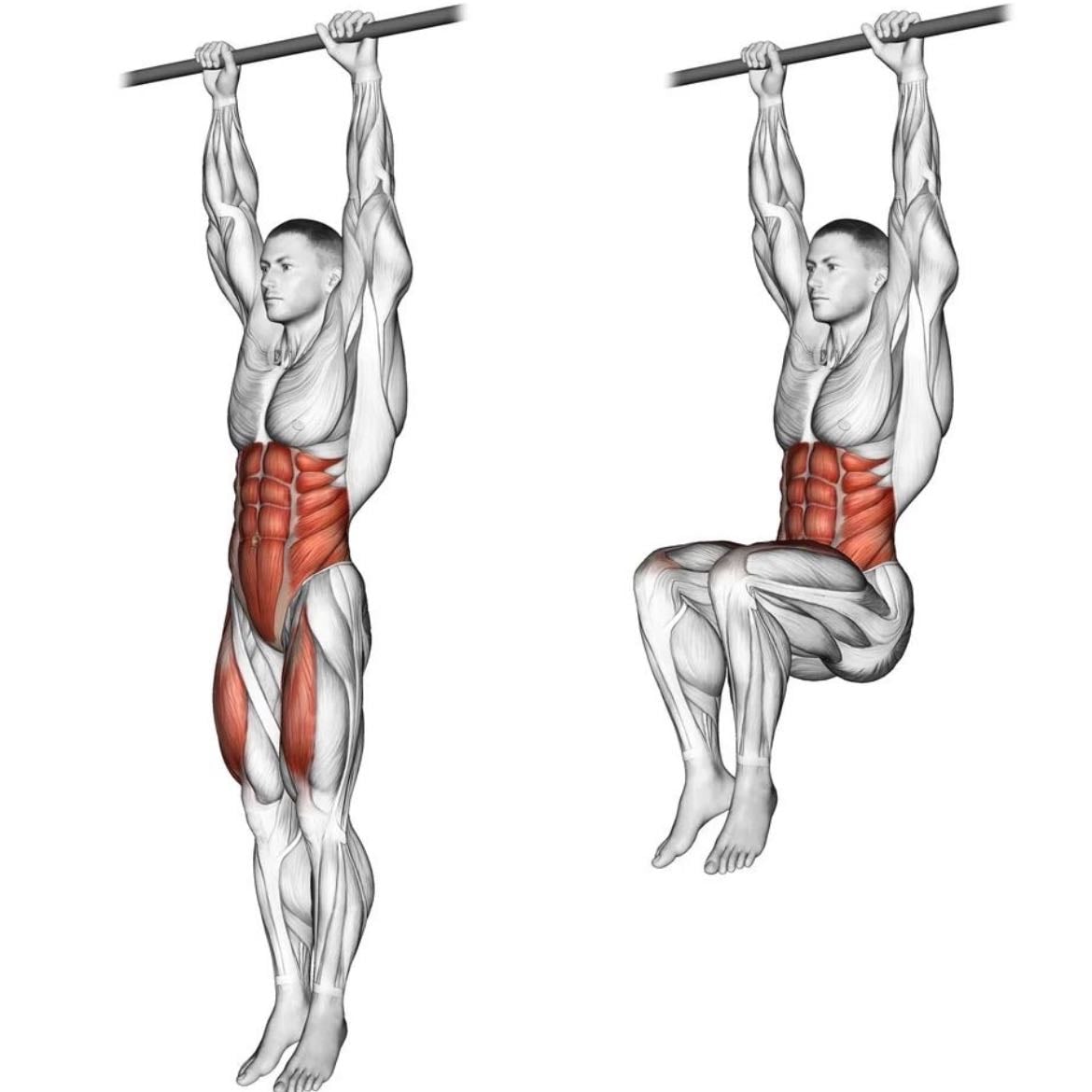 Hanging leg raises