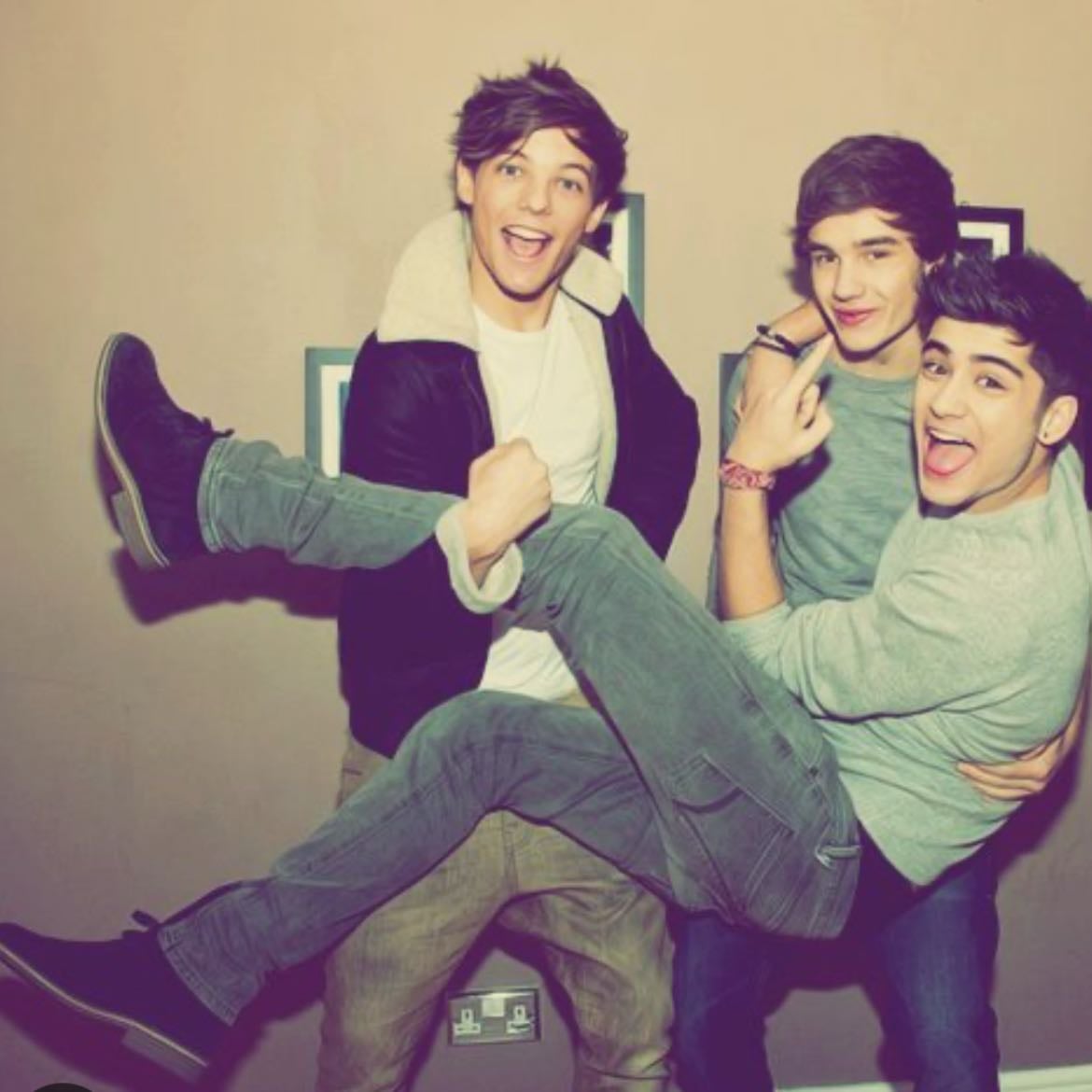 Unstoppable trio - Zayn, Liam and Louis