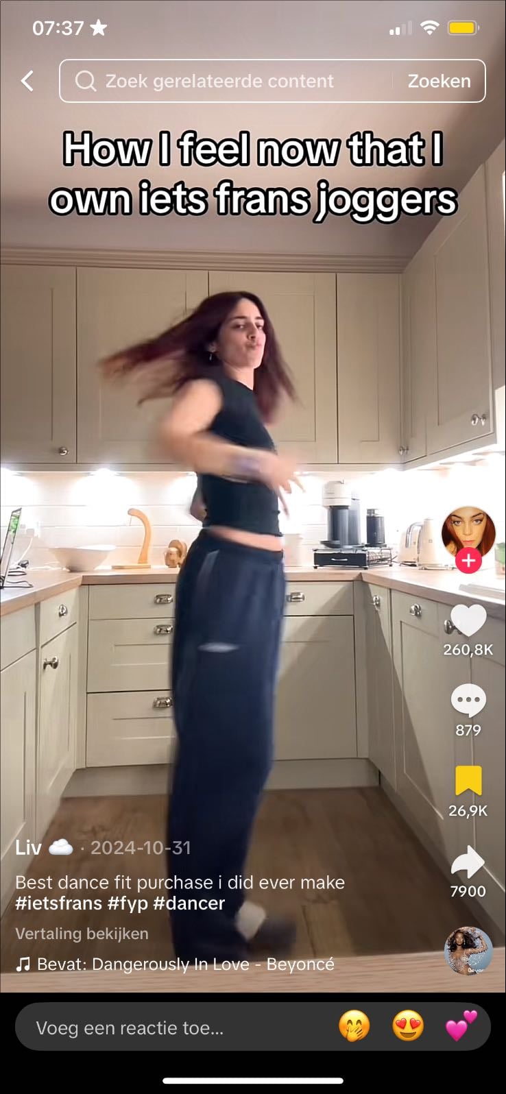 Iets frans sweatpants - App UO / vinted