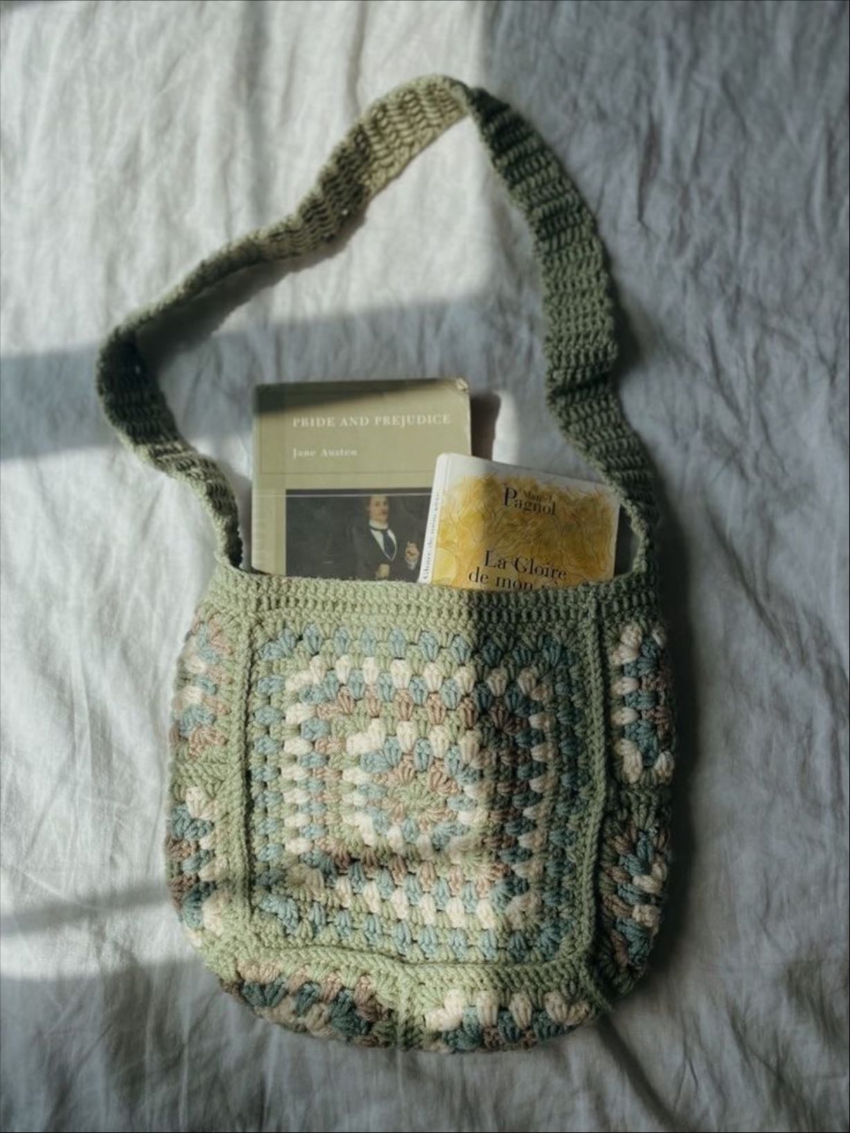 Ecobag de crochê - sempre quis ter uma assim 😭