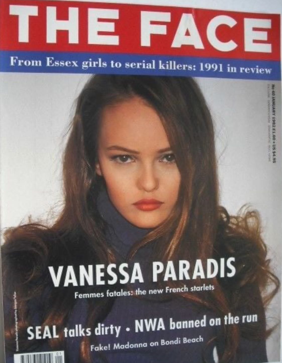 The Face - January 1992 - Vanessa Paradis