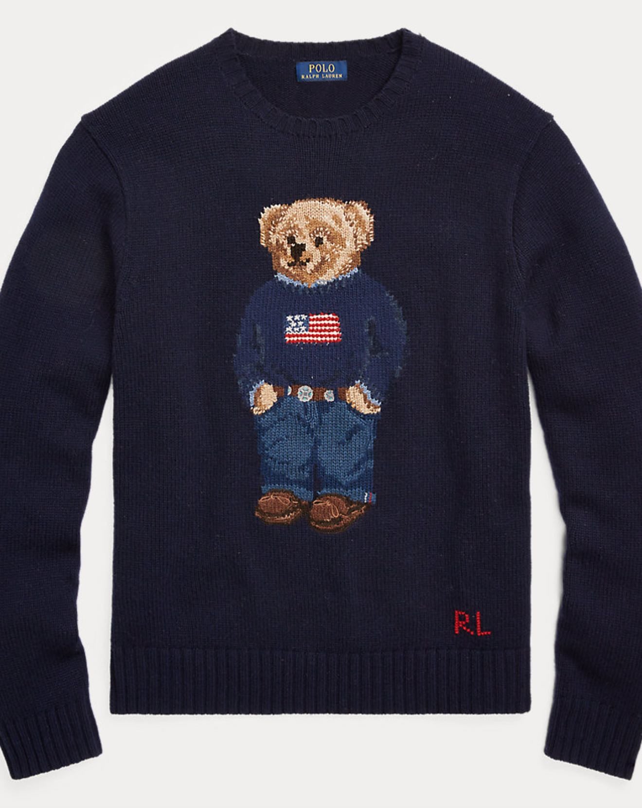 Ralph Lauren bear sweater - L
