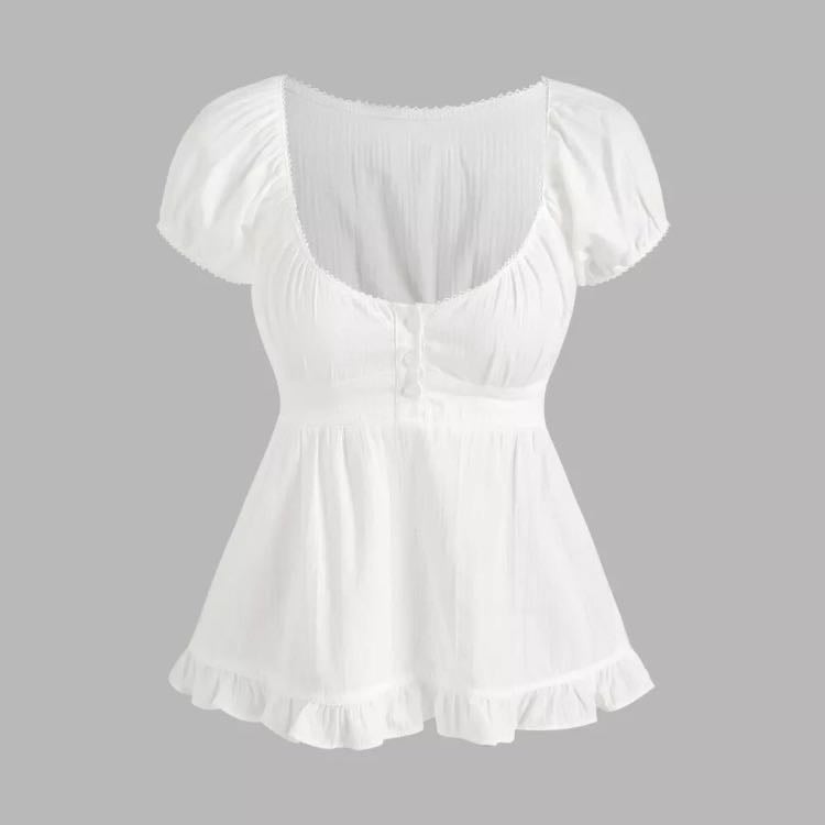 Blusa babydoll top