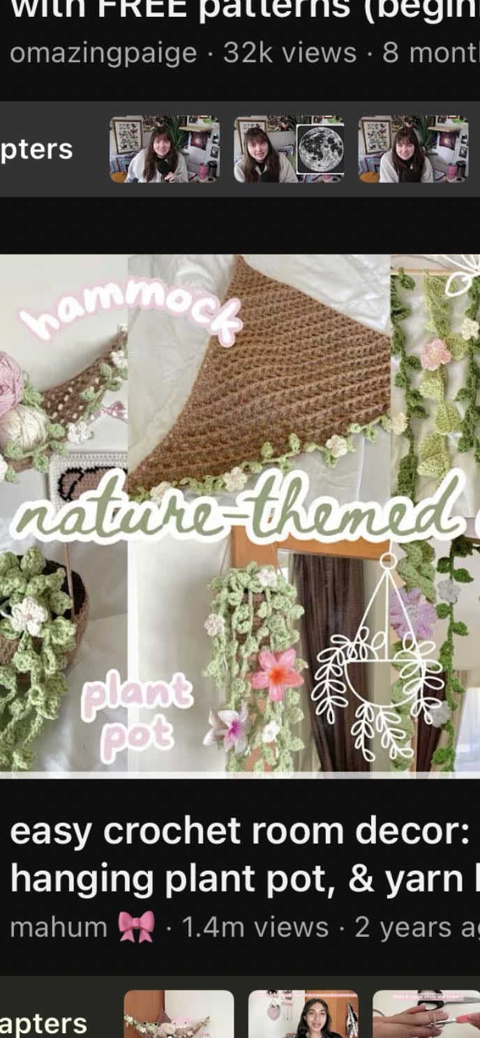 Nature-themed hammock - Tutorial