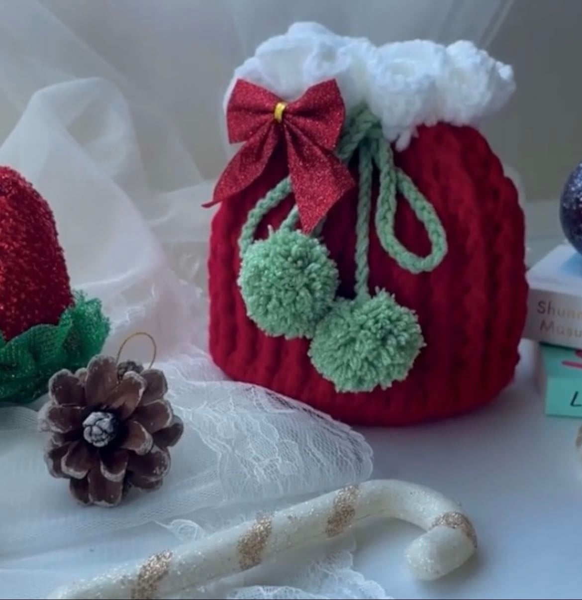 Christmas pouch 3 - Tutorial