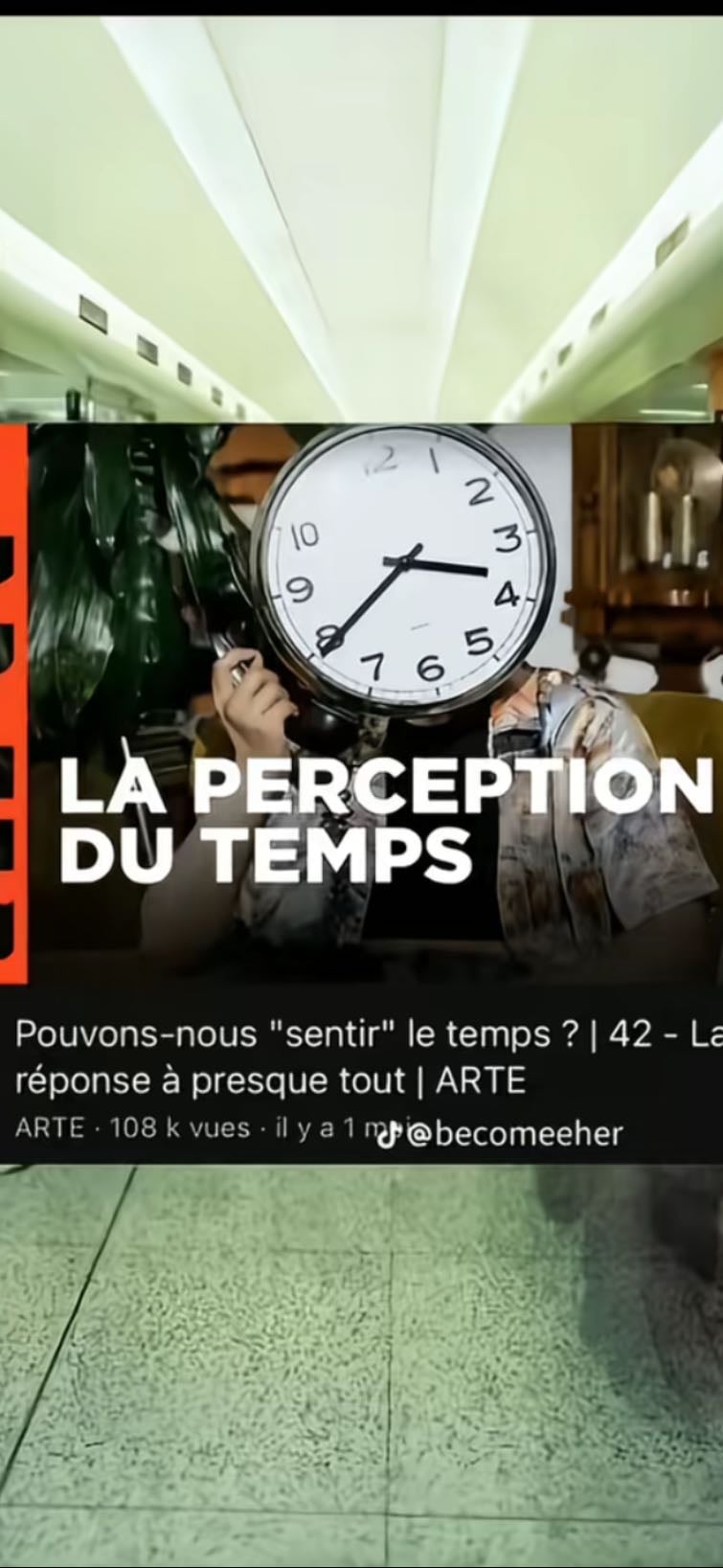 Pouvons-nous « sentir » le temps ? | 42 - La réponse à presque tout - ARTE
_documentaire