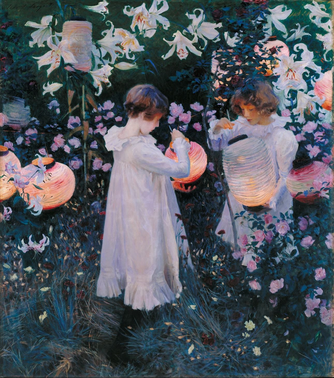 Carnation, Lily, Lily, Rose - John Singer Sargent • 1886