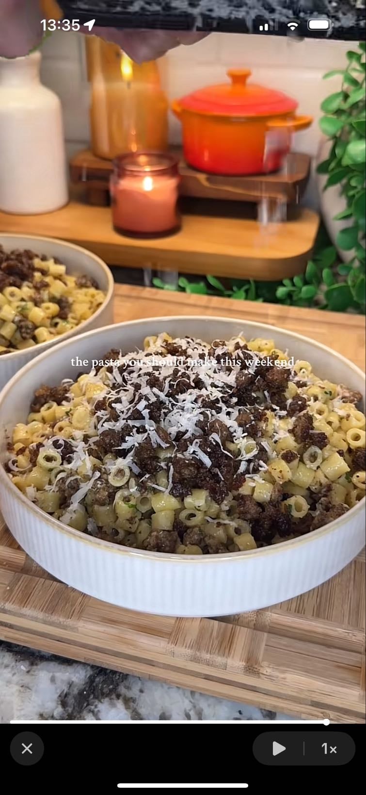 🥩crispy beef + garlic parm🧄