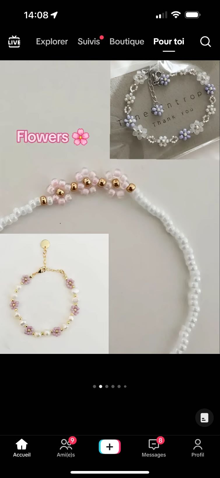 motifs perles
