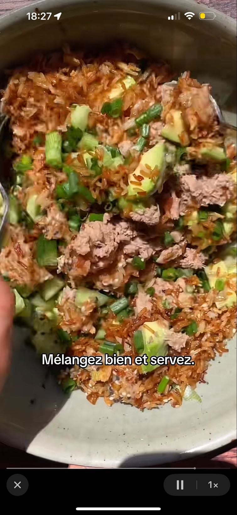 🥗 crispy rice salad