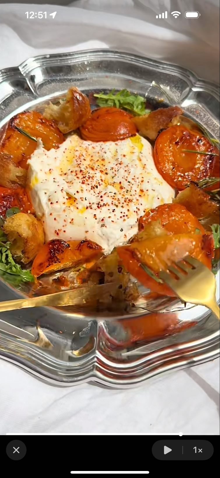 🥗salade d’abricots🍑