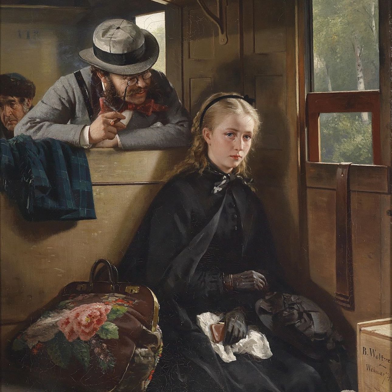 Der lästige Kavalier - Berthold Woltze, 1874