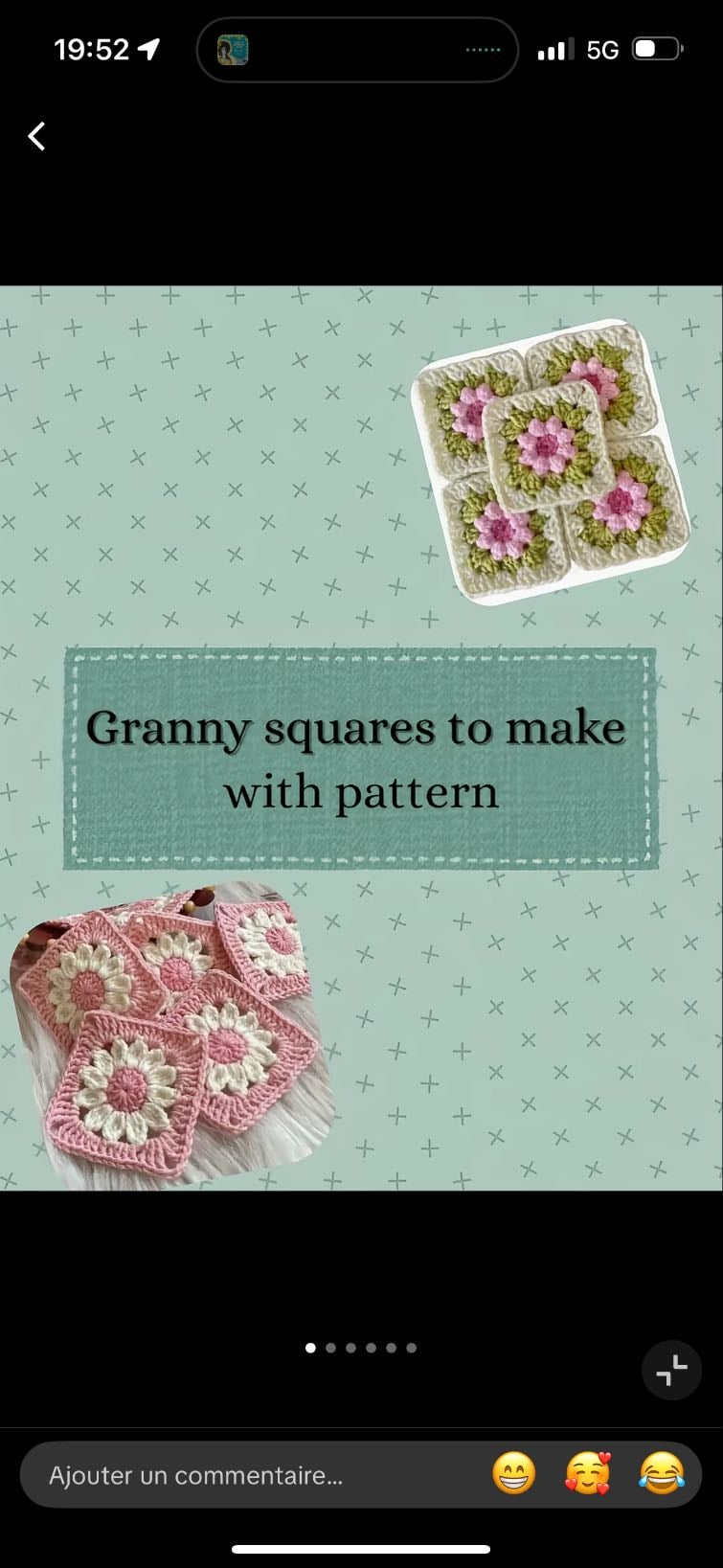 granny square pattern - 🟧carré