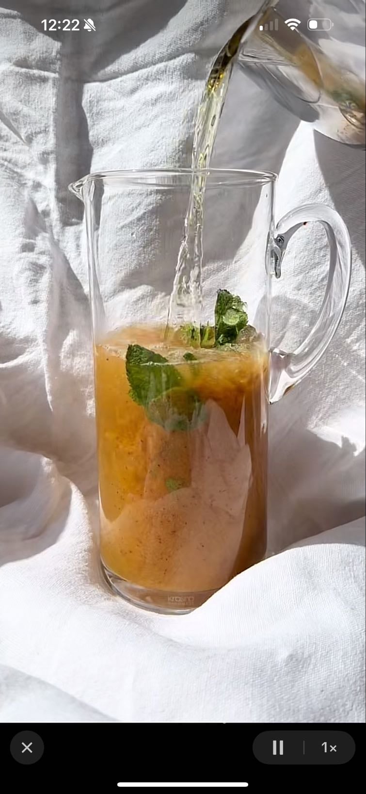 🧋ice tea nectarine vanille🍑