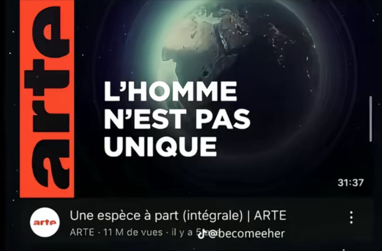 Une espèce à part - ARTE
_documentaire