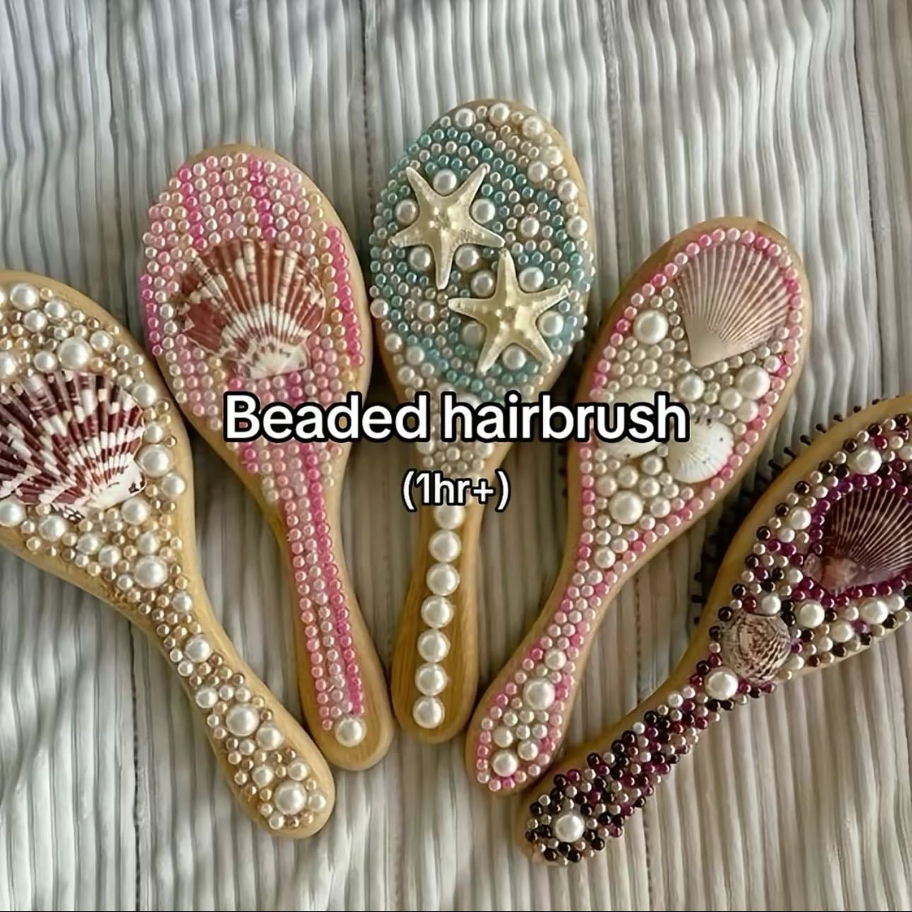décoration de brosse à cheveux
