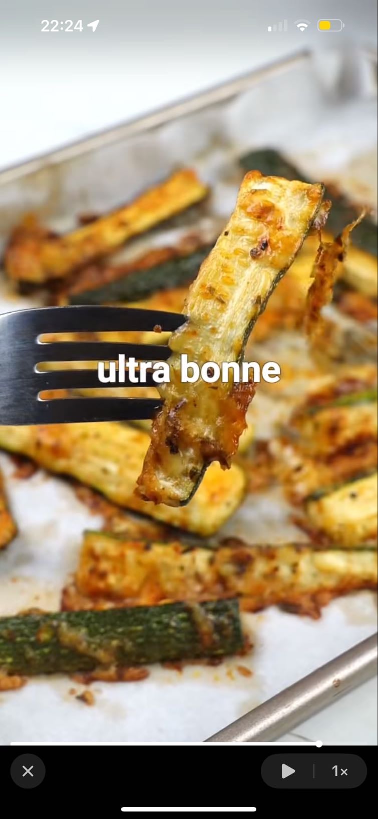 🍟frites de courgettes🥒