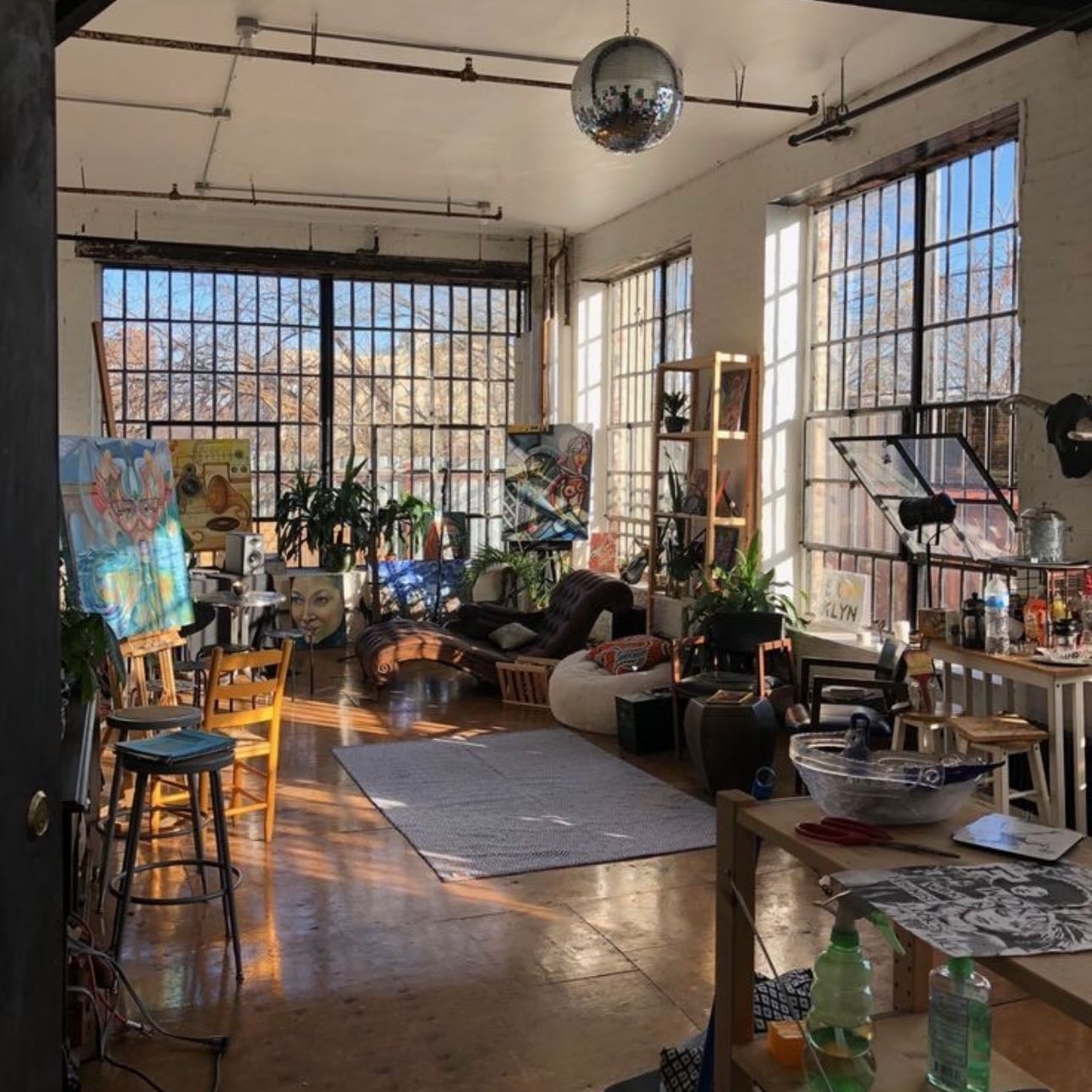 Warehouse art studio