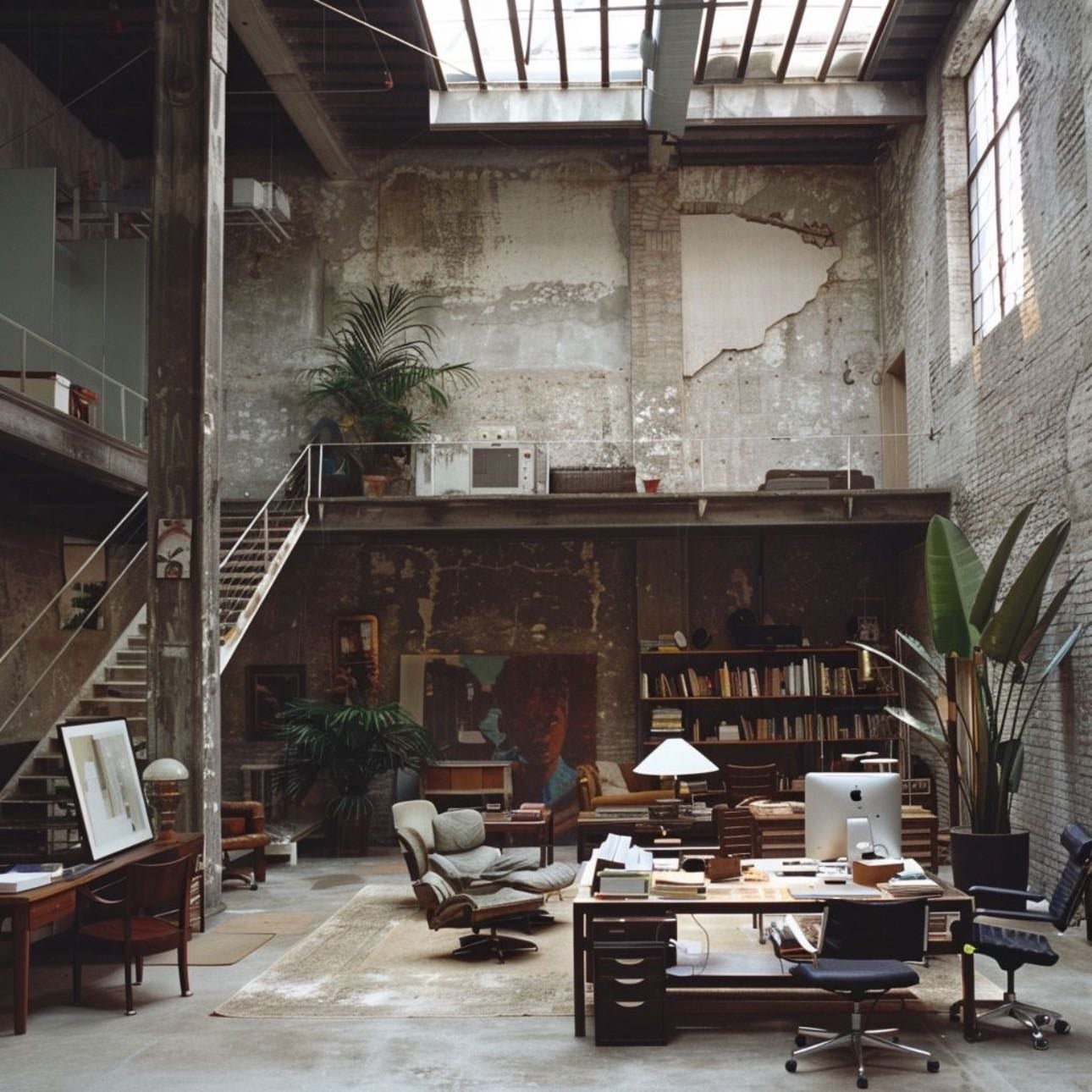 dilapidated studio