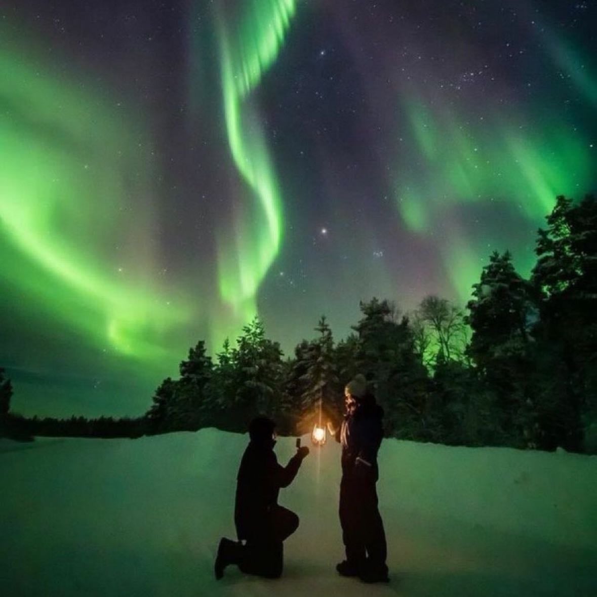 ver una aurora boreal.