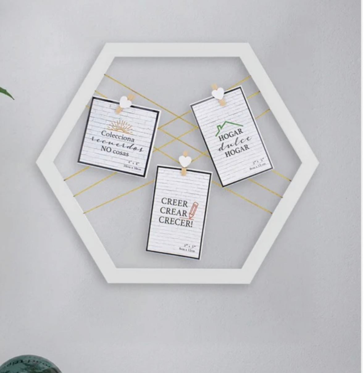 Hexágono de pared