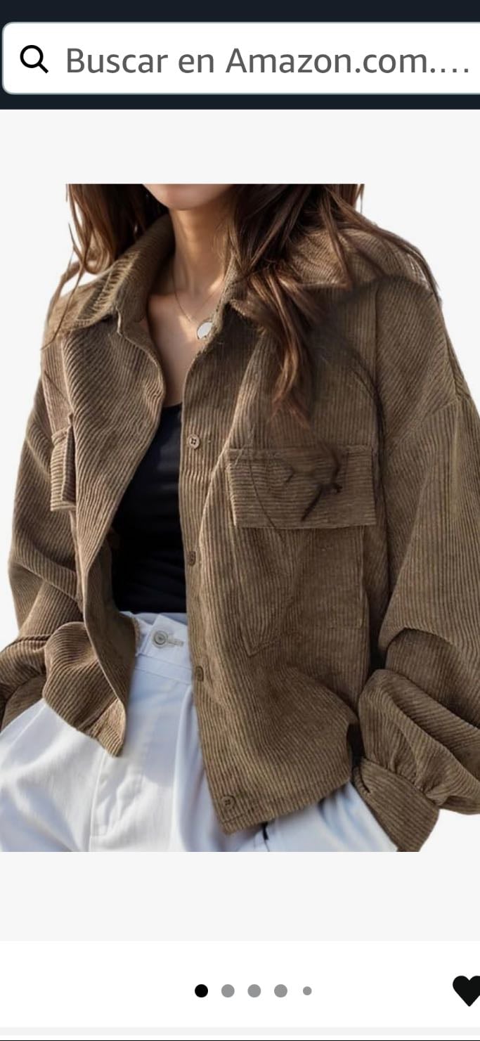 Chaqueta de pana