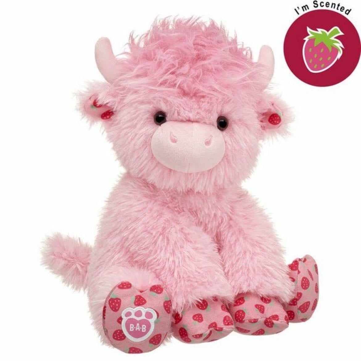 Strawberry cow Build a bear