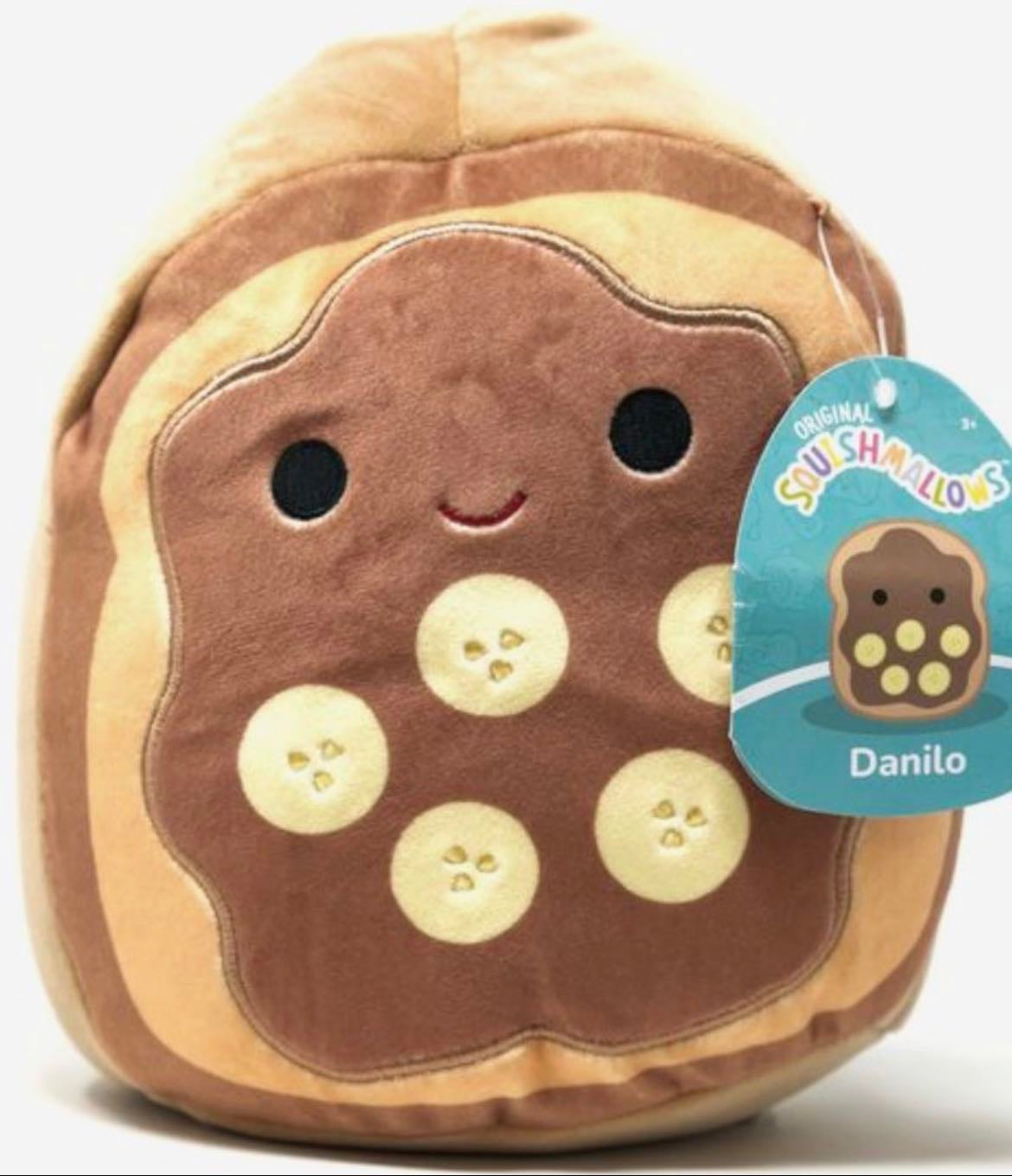 Bread with Nutella and banana squishmallow
