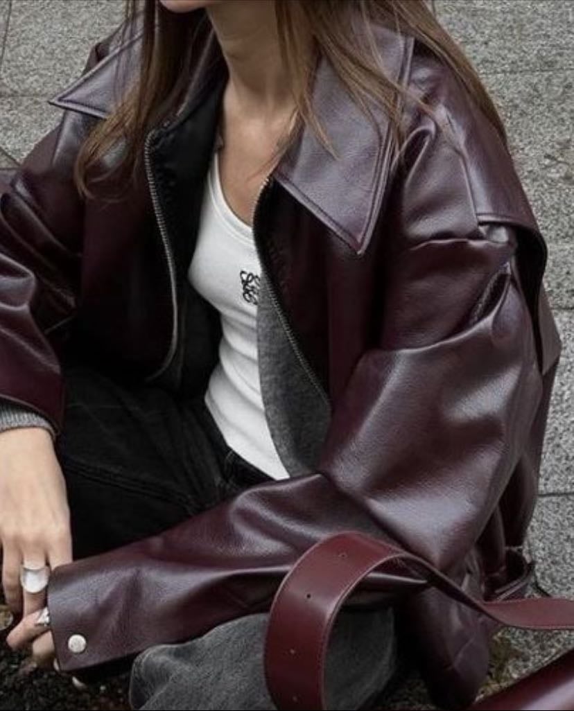 Veste en cuir