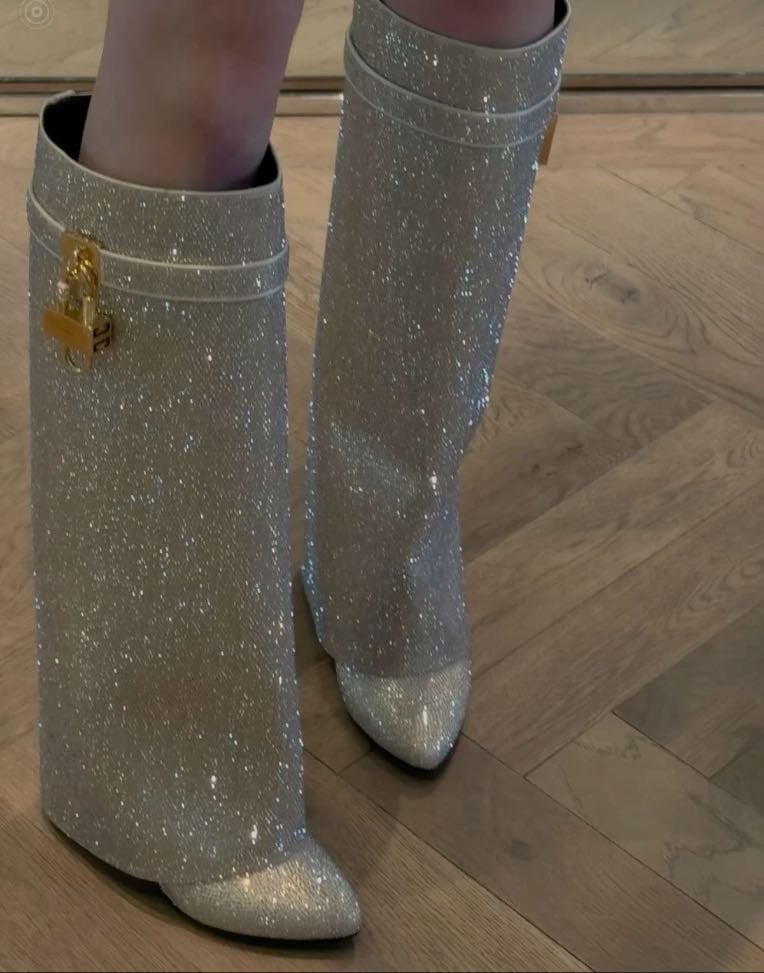 Botte pailletée