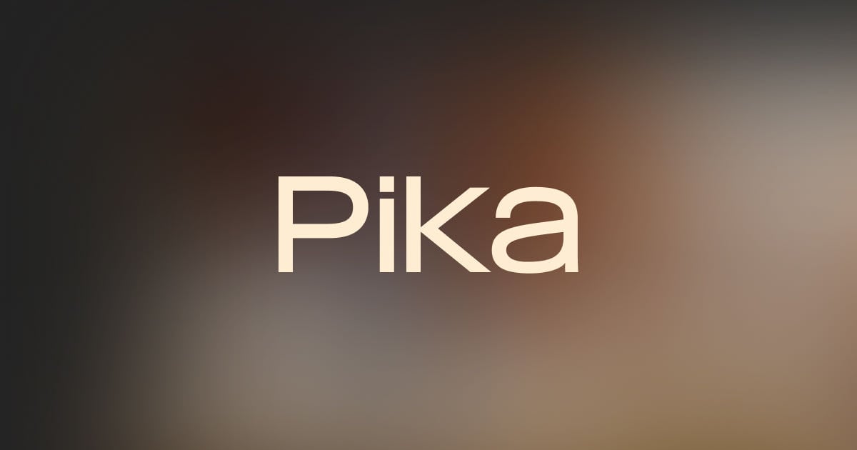 Pika.art - ai video creator/editor