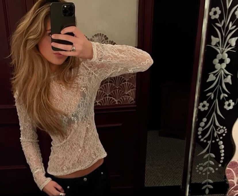 Lace long sleeve