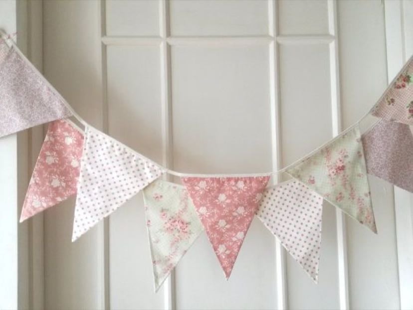 Pink bunting