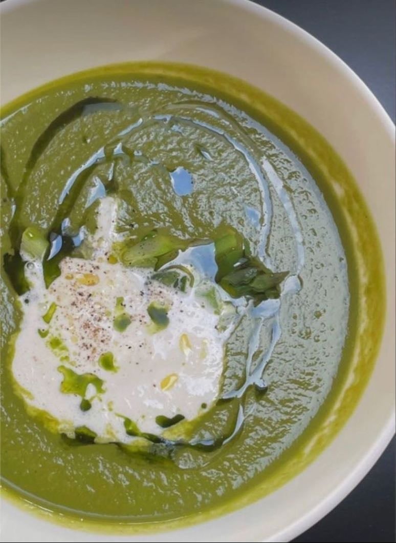 Courgette soup