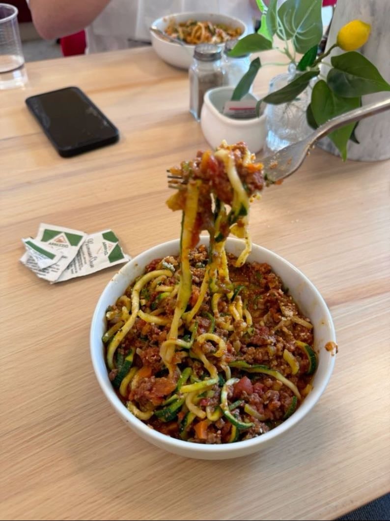 Courgette bolognaise