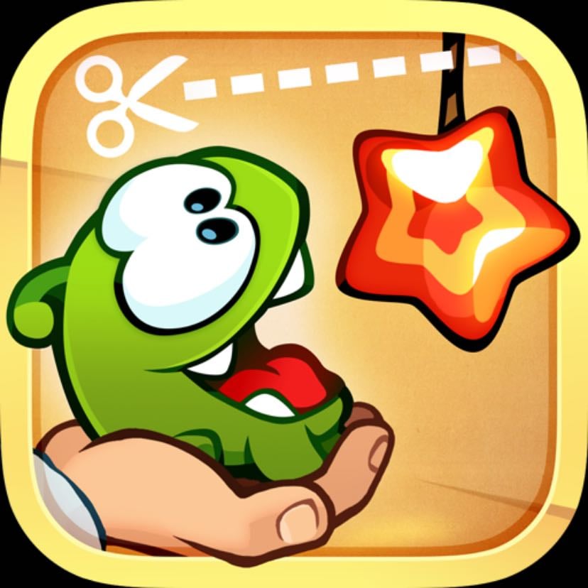 Cut the rope - Hay que darle de comer a un mounstrito le doy un 6/10 pq si esta entretenido pero no haces mucho