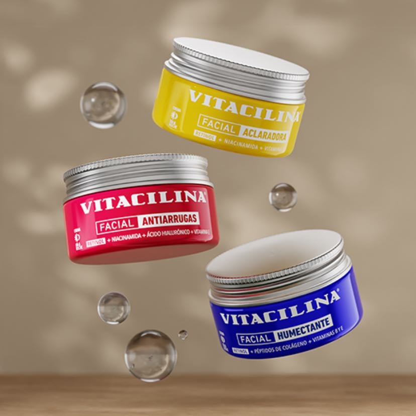 Vitacilina facial - Hidratante/Anti-arrugas/Aclaradora